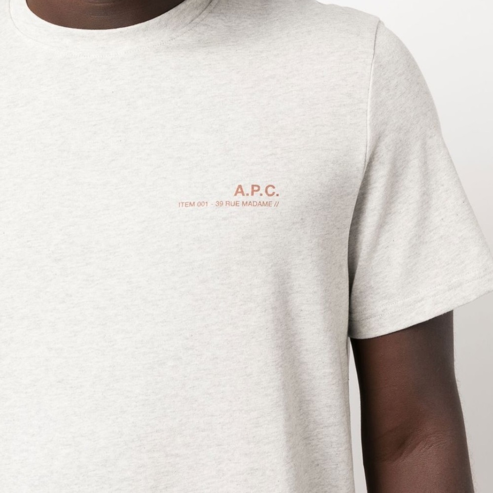APC logo-print cotton t-shirt NWT
